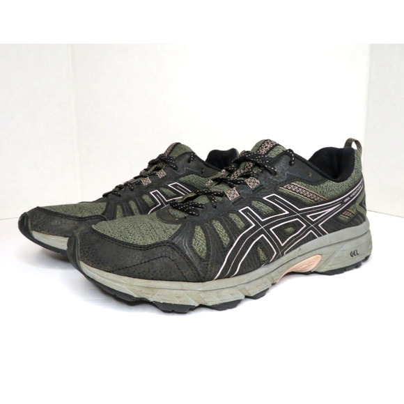 ASICS GEL-Venture 7 Women's Trail Running Shoes Gray Green 1012A627 - Size 9.5 - Picture 2 of 10